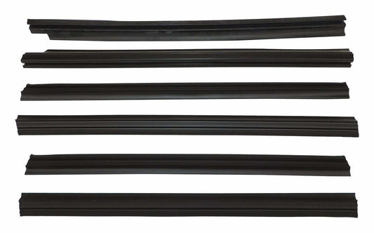 1984-1996 Jeep Cherokee Window Glass Weatherstrip Kit XJ 4 Door Crown 55235404MK