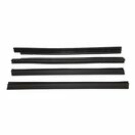 Fits 1984-1996 XJ Cherokee w/ 4 Doors Door Window Belt Kit; Crown 55235408K4