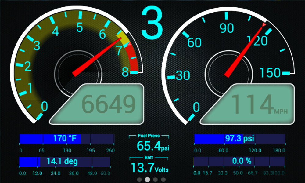 Holley EFI Digital Dash Gauges 553-106