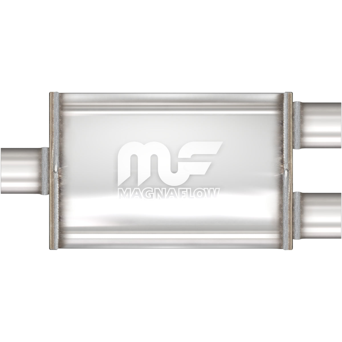 Exhaust Muffler for 5 X 8in. Oval Straight-Through Performance Exhaust Muffler MagnaFlow 12128