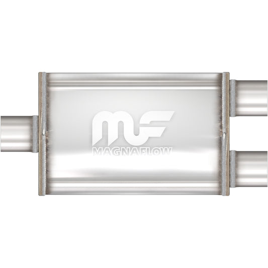 Exhaust Muffler for 5 X 8in. Oval Straight-Through Performance Exhaust Muffler MagnaFlow 12128