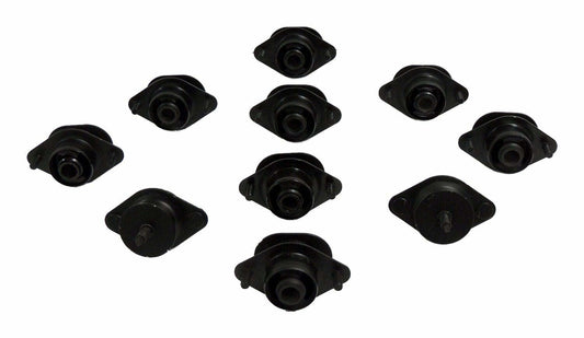Crown Automotive - Steel Black Body Mount Kit - 55366676K2