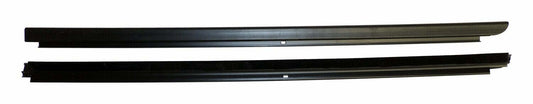 Fits 2007-2018 JK Wrangler; Door Glass Weatherstrip Set -55395268K-CRN