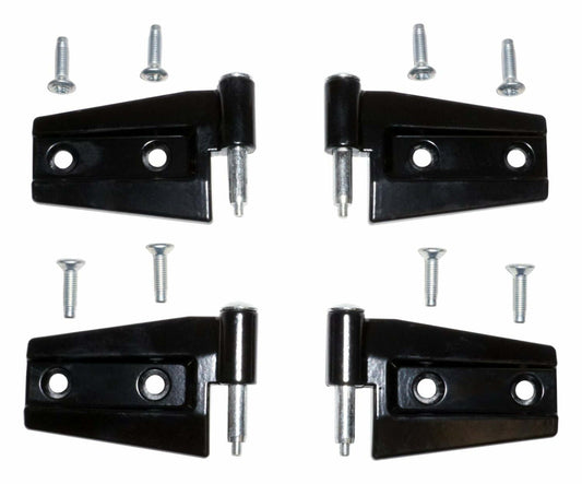 Crown Automotive - Steel Black Door Hinge Kit - 55395384K4