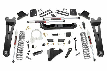 Fits Ford F-250/F-350 SD 4WD (17-22) 6" Lift Kit; OVLD; M1 Shocks; 55440