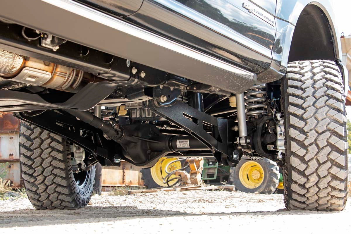 Fits Ford F-250/F-350 SD 4WD (17-22) 6" Lift Kit; OVLD; V2 Shocks; 55470