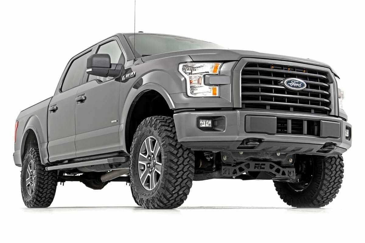 Fits Ford F-150 4WD (2015-2020) 4 Inch Lift Kit; 55530