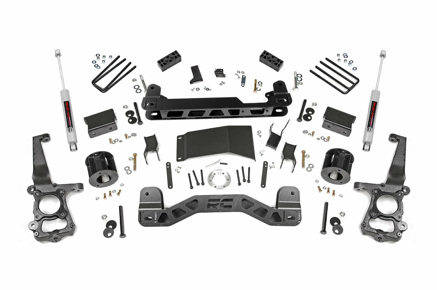 Fits Ford F-150 4WD (2015-2020) 4 Inch Lift Kit; 55530