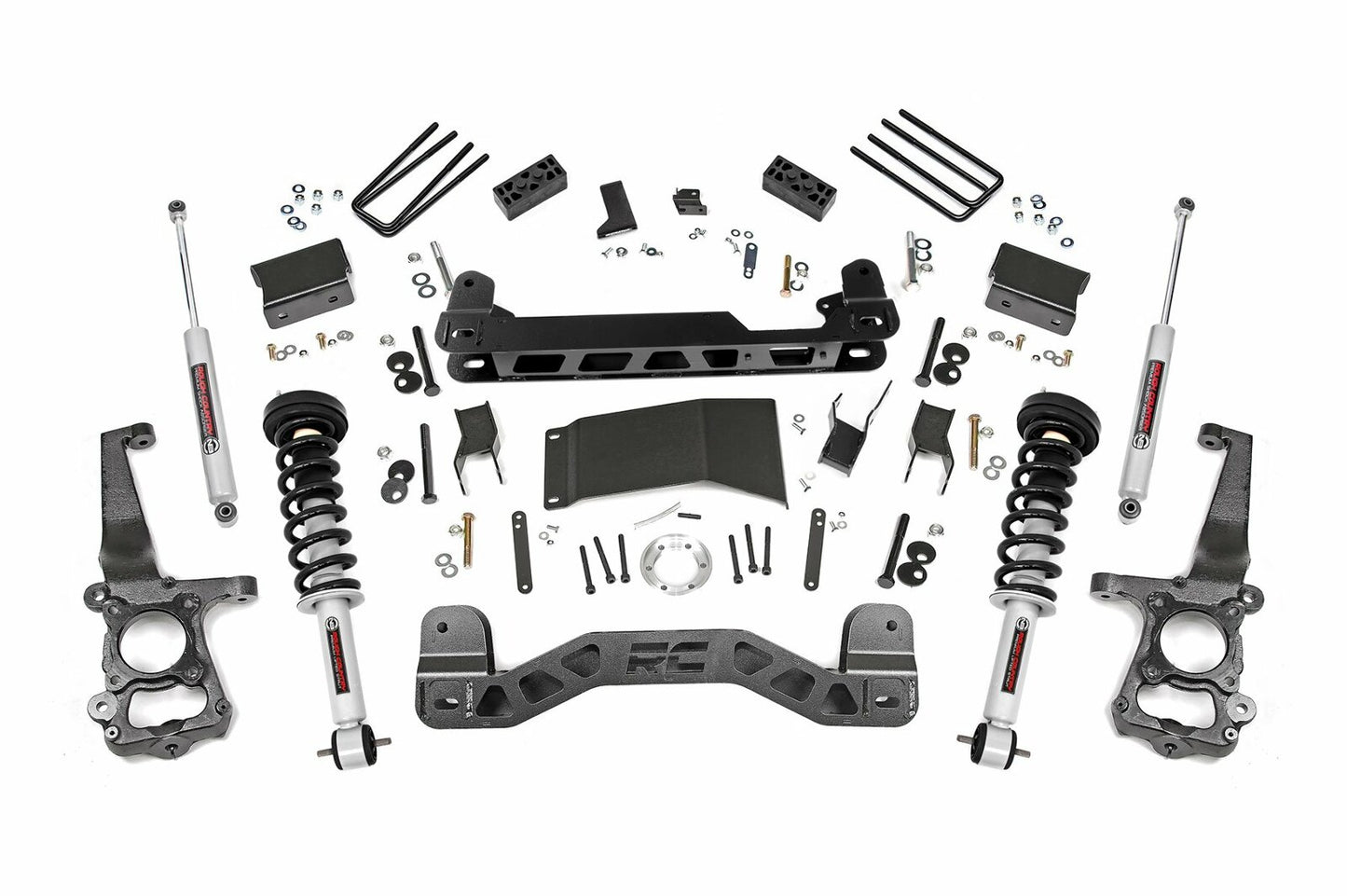 Fits Ford F-150 4WD (2015-2020) 4 Inch Lift Kit; N3 Struts; 55531