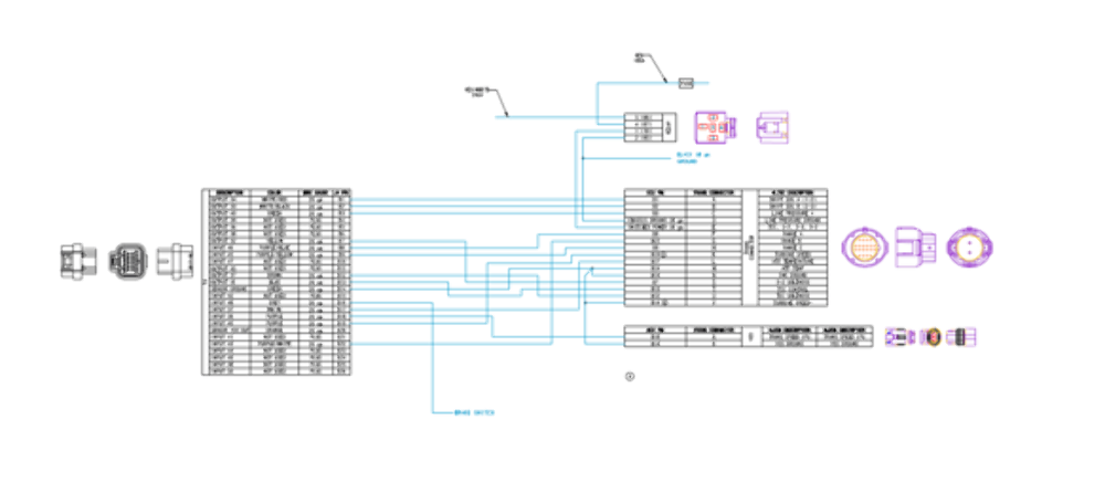 2009+ GM 4L60E Transmission Control Harness - 558-455