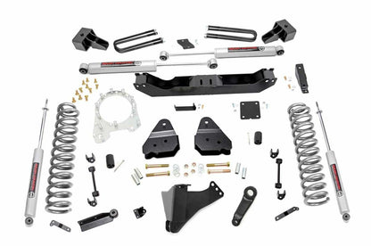 Fits Ford F-350 SD 4WD (2017-2022) 4.5" Lift Kit; Diesel; Dually; 55930