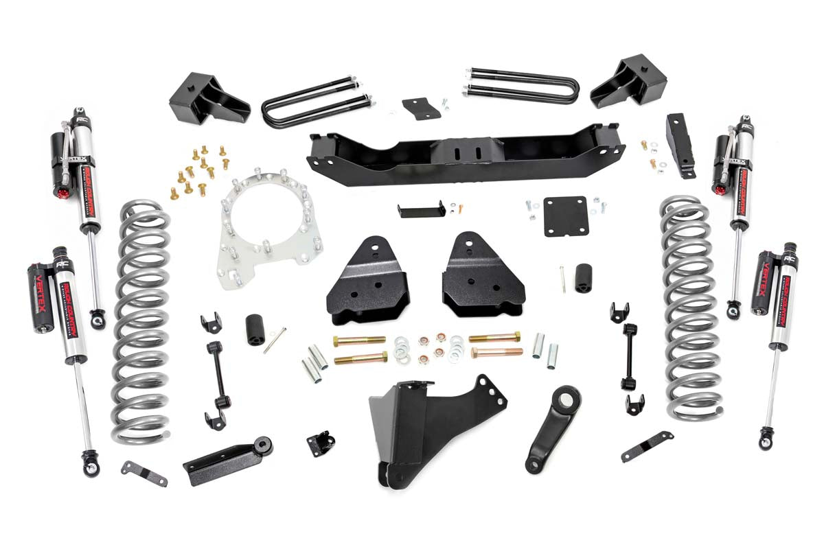 Fits Ford F-350 SD 4WD (2017-2022) 4.5" Lift Kit; Dually; Vertex; 55950