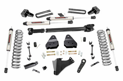 Fits Ford F-350 Super Duty 4WD (2017-2022) 4.5" Lift Kit; DRW; D/S; V2; 55971