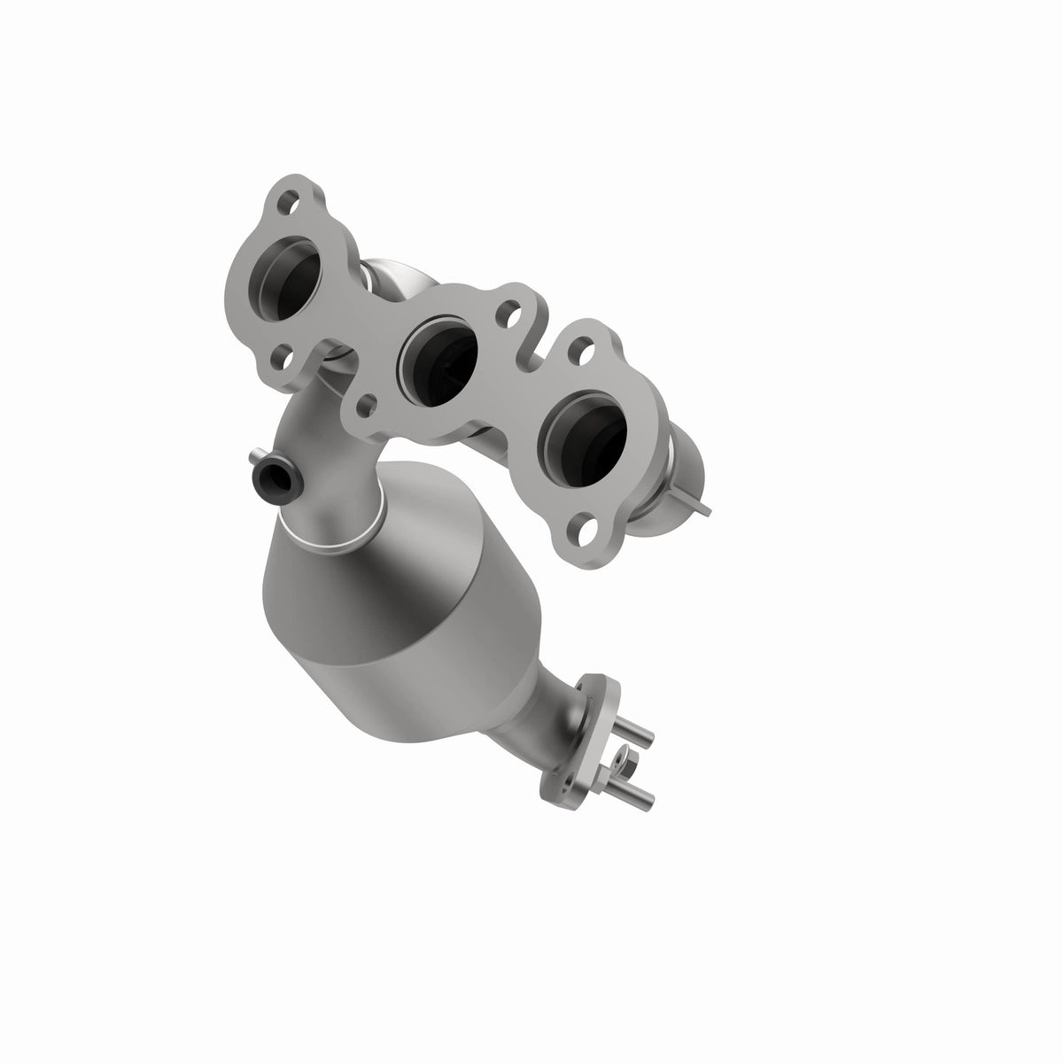 Catalytic Converter with Integrated Exhaust Manifold for HM Grade Federal / EPA Compliant Direct-Fit Manifold Catalytic