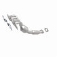 Catalytic Converter with Integrated Exhaust Manifold for HM Grade Federal / EPA Compliant Direct-Fit Manifold Catalytic