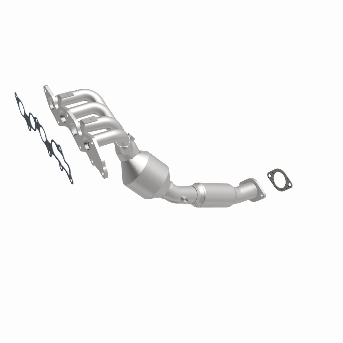 Catalytic Converter with Integrated Exhaust Manifold for HM Grade Federal / EPA Compliant Direct-Fit Manifold Catalytic
