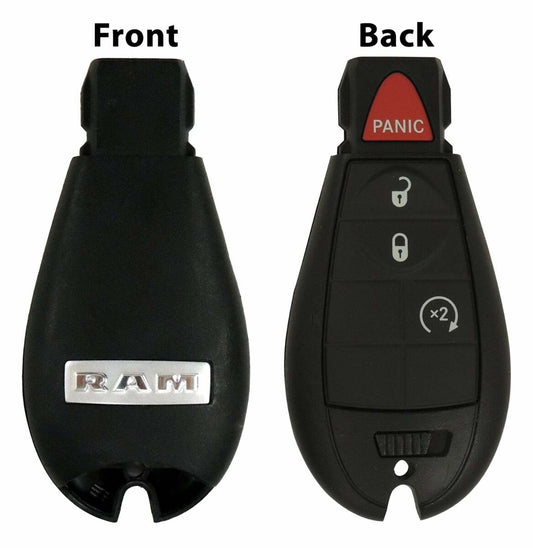 Crown Automotive - Plastic Black Key Fob - 56046955AF