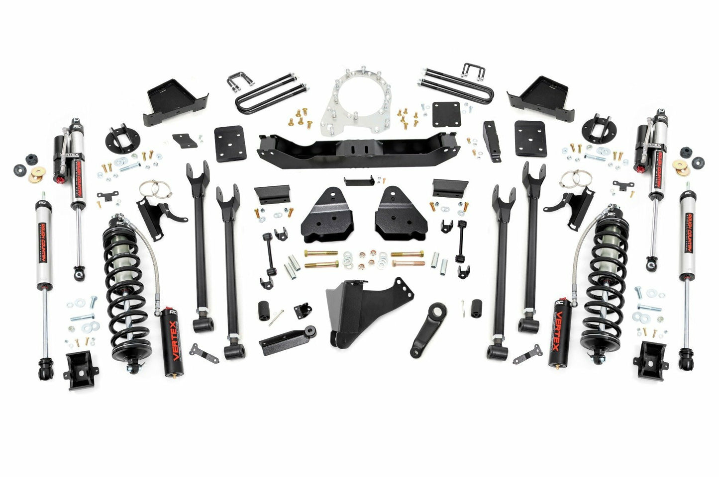 Fits Ford F-250/F-350 SD (17-22) 6" Lift Kit; 4-Link; OVLD; C/O Vertex; 56057