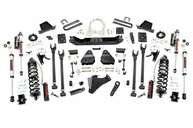 Fits Ford F-250/F-350 SD (17-22) 6" Lift Kit; 4-Link; OVLD; C/O Vertex; 56057