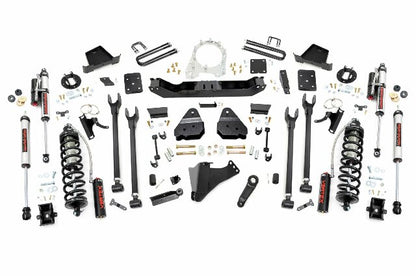 Fits Ford F-250/F-350 SD (17-22) 6" Lift Kit; 4-Link; OVLD; C/O Vertex; 56057