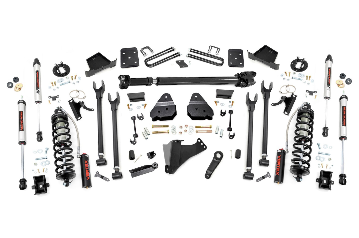 Fits Ford F-250/F-350 SD (17-22) 6" Lift Kit; 4-Link; D/S; C/O V2; 56058