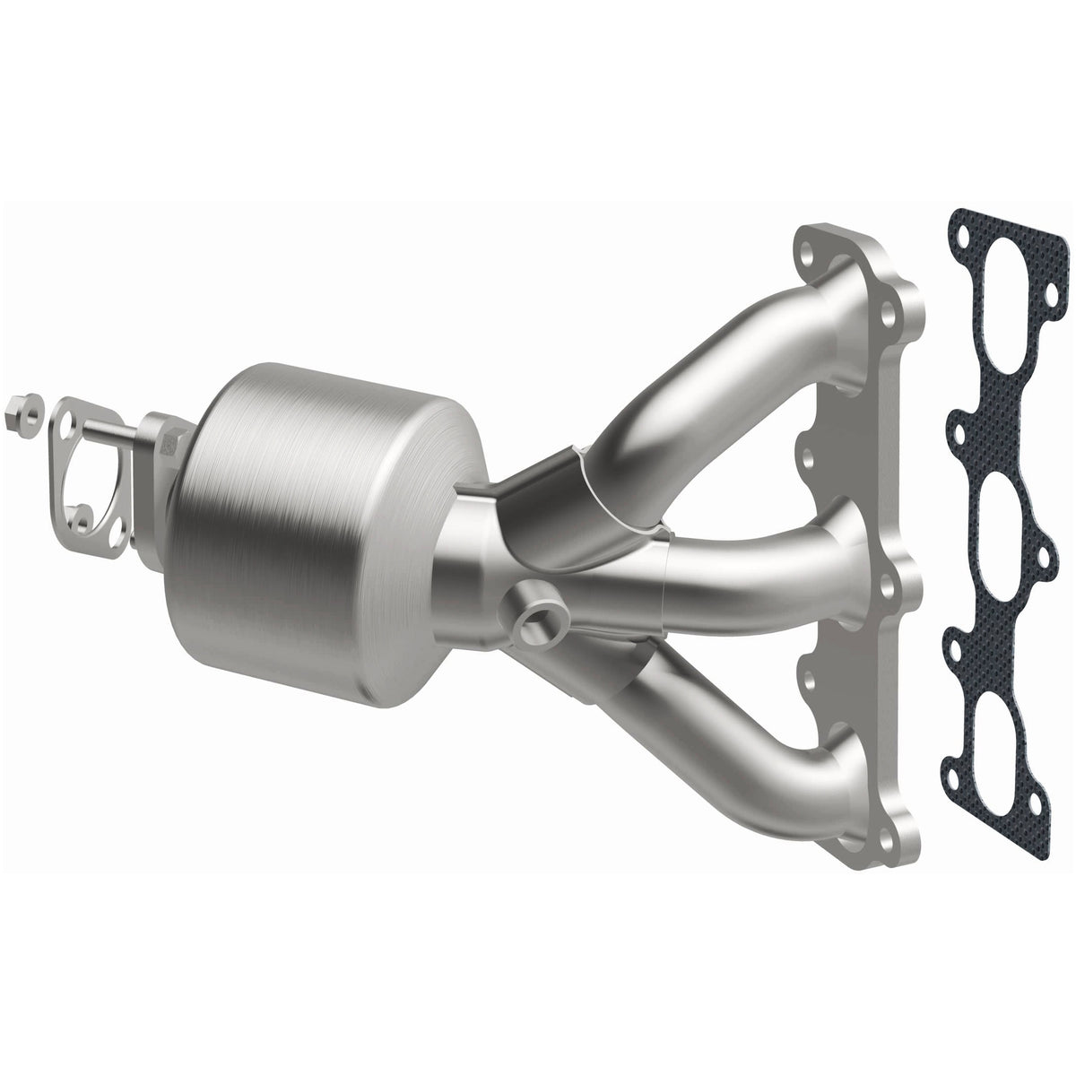 Catalytic Converter with Integrated Exhaust Manifold for HM Grade Federal / EPA Compliant Direct-Fit Manifold Catalytic