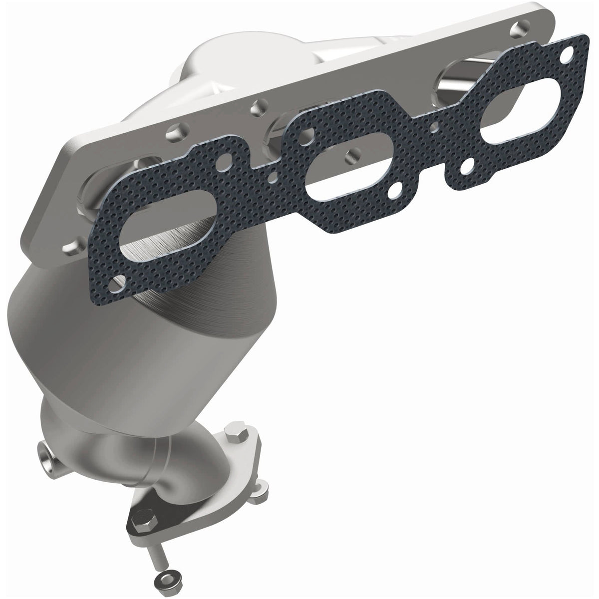 Catalytic Converter with Integrated Exhaust Manifold for HM Grade Federal / EPA Compliant Direct-Fit Manifold Catalytic