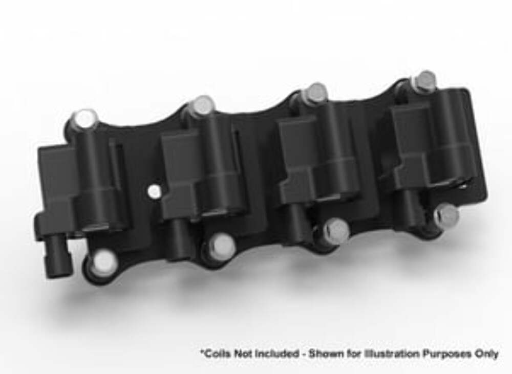 Holley EFI Igntion Coil Remote Relocation Bracket, Black Finish, Pair 561-128