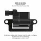 Holley EFI Igntion Coil Remote Relocation Bracket, Black Finish, Pair 561-128
