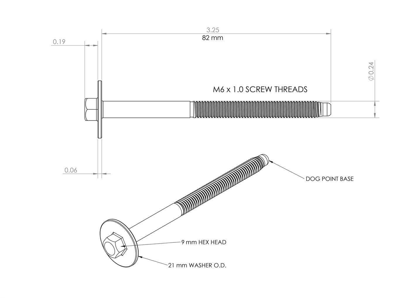 Tall LS Valve Cover Bolt Assembly - 8 Pack - 561-134