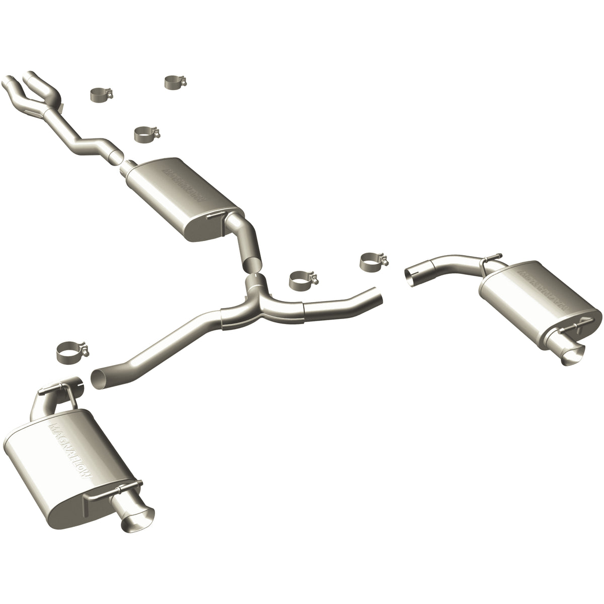 Exhaust System Kit for Street Series Cat-Back Performance Exhaust System MagnaFlow 15492