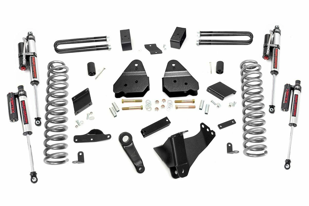 Fits Ford F-250 Super Duty 4WD (2011-2014) 4.5" Lift Kit; OVLD; Vertex; 56350