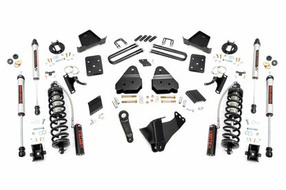 Fits Ford F-250 Super Duty 4WD (2011-2014) 4.5" Lift Kit; OVLD; C/O V2; 56358