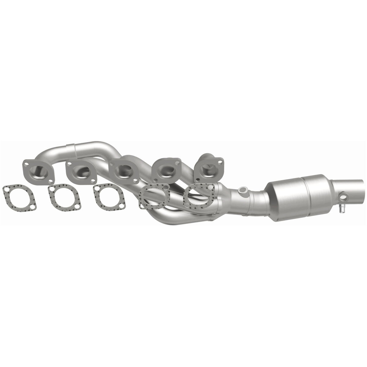 Catalytic Converter with Integrated Exhaust Manifold for HM Grade Federal / EPA Compliant Direct-Fit Manifold Catalytic