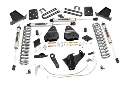 Fits Ford F-250 SD 4WD (2011-2014) 6" Lift Kit; Diesel; OVLD; V2; 56470