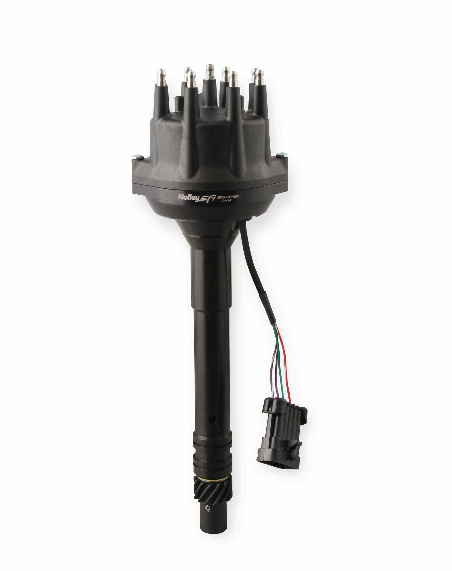 Holley EFI Dual Sync SBC/BBC Distributor, Black - 565-200BK