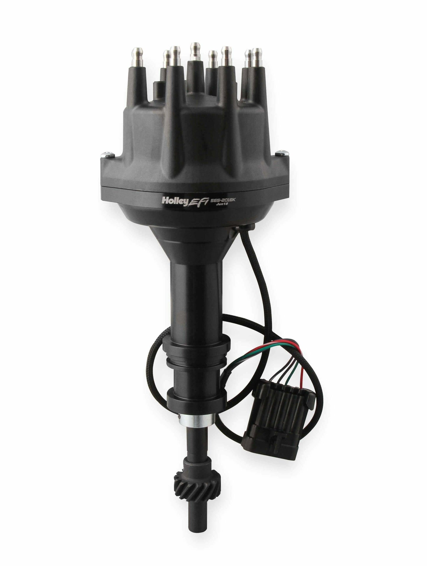 Holley EFI Dual Sync Ford 351W Distributor, Black - 565-201BK