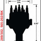 Holley EFI Dual Sync Ford 302 Distributor - 565-202BK