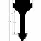 Holley EFI Dual Sync Chrysler Wedge Distributor - 565-203
