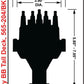 Holley EFI Dual Sync BBC Tall Deck Distributor, Black - 565-204BK