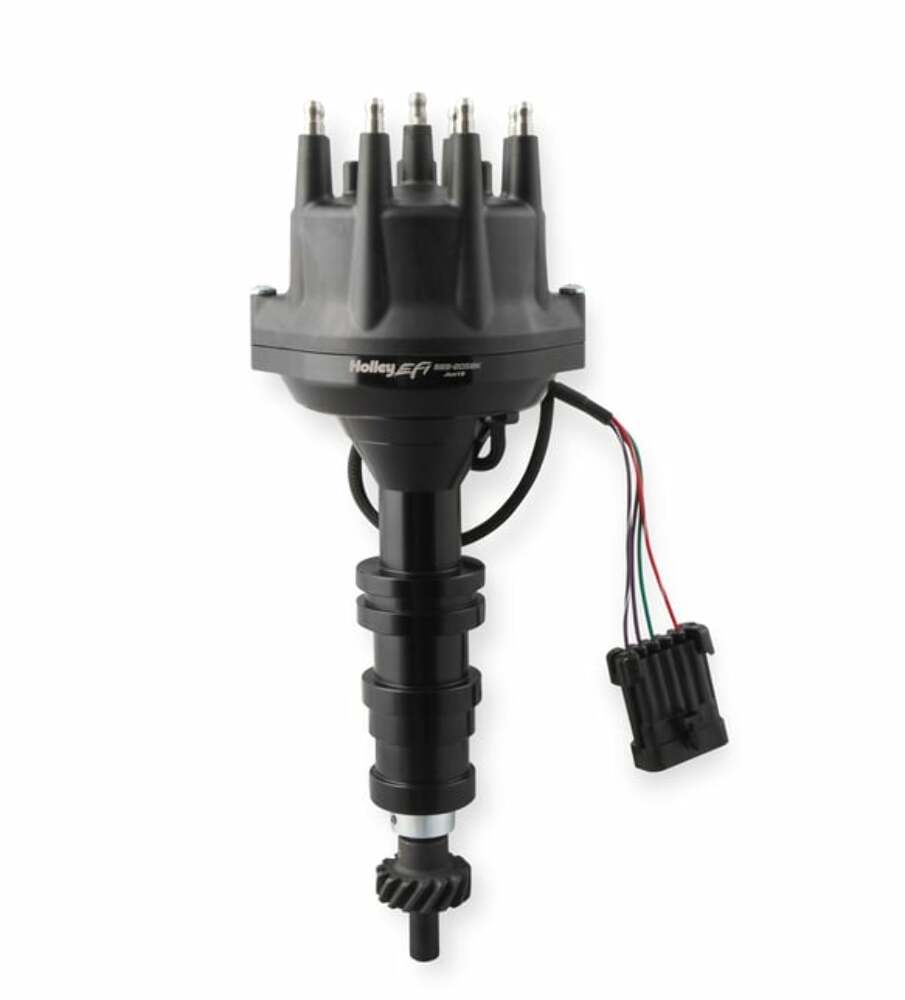 Holley EFI Dual Sync Ford FE Distributor, Black - 565-205BK