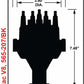 Holley EFI Dual Sync Pontiac Distributor, Black - 565-207BK