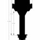 Holley EFI Dual Sync Mopar 383-400 Distributor, Black 565-209BK