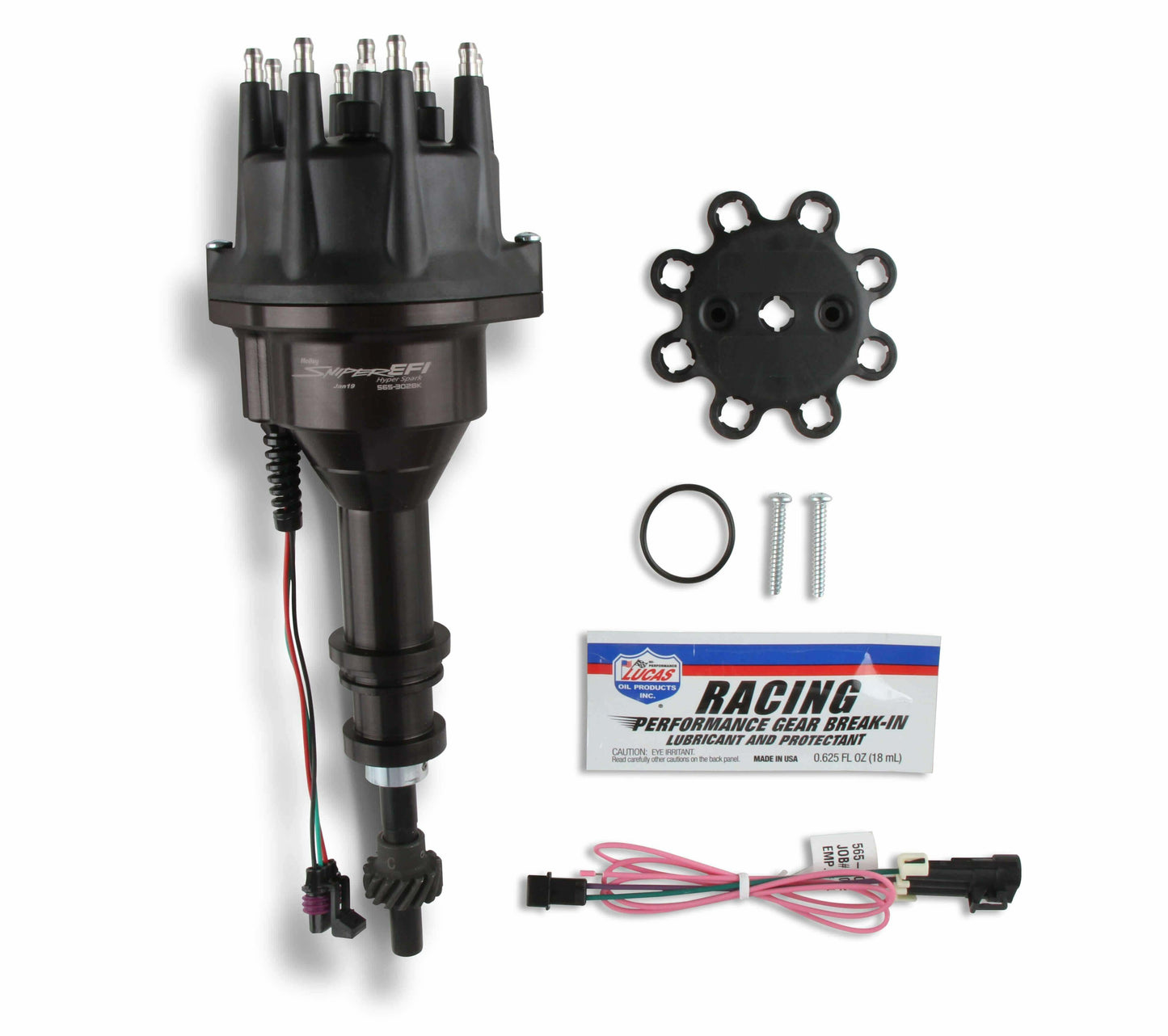 Holley Sniper EFI 565-303BK HyperSpark Distributor - Ford (351-C/429/460)