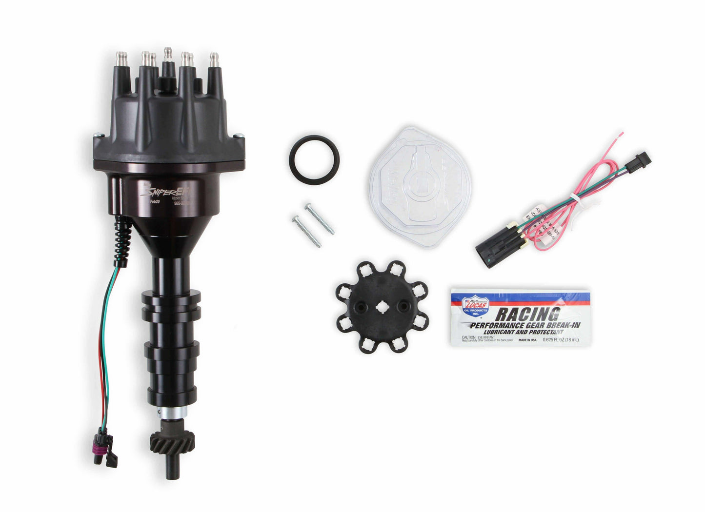 Sniper EFI HyperSpark Distributor - Ford FE - Black - 565-323BK