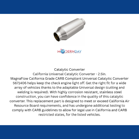 2013-2016 Ford Fusion CARB Compliant Catalytic Converter 5671406 Magnaflow