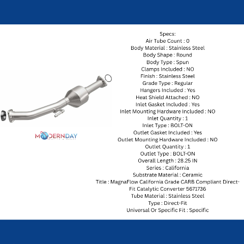 2006-2011 Honda Civic CARB Compliant Catalytic Converter 5671736 Magnaflow
