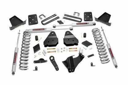 Fits Ford F-250 Super Duty 4WD (2015-2016) 4.5 Inch Lift Kit; OVLD; 567.2
