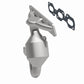 Catalytic Converter with Integrated Exhaust Manifold for HM Grade Federal / EPA Compliant Direct-Fit Manifold Catalytic