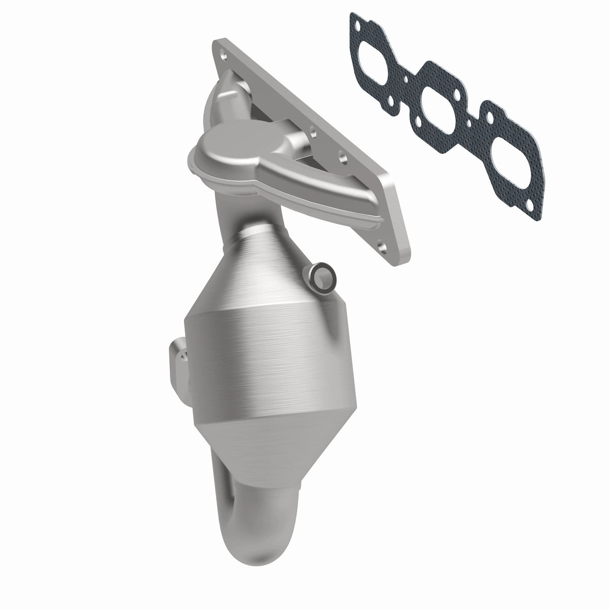 Catalytic Converter with Integrated Exhaust Manifold for HM Grade Federal / EPA Compliant Direct-Fit Manifold Catalytic